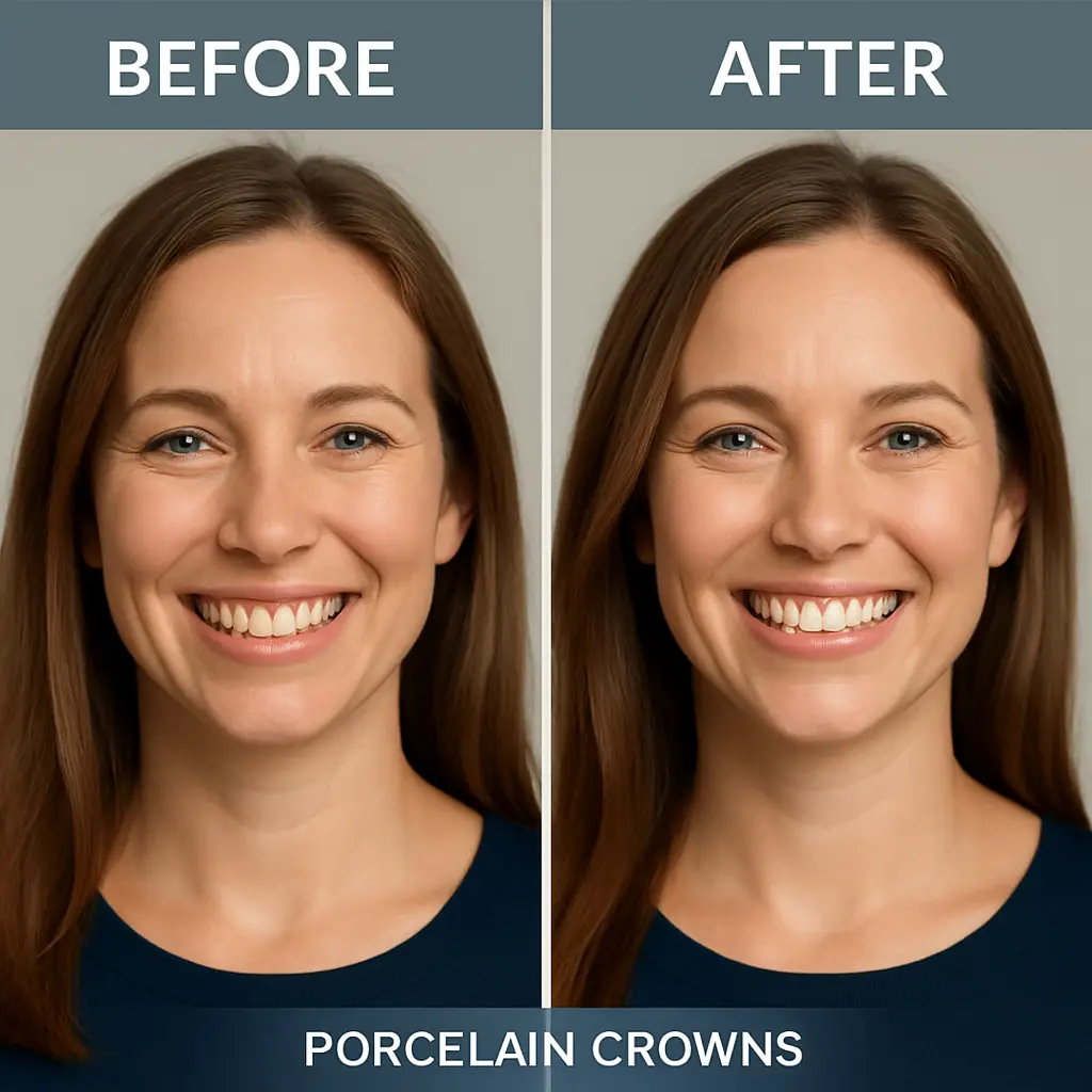 Porcelain Crowns